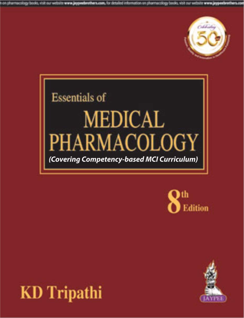 [PDF] Download Essentials of Medical Pharmacology by KD Tripathi Book pdf